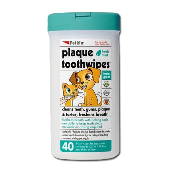 Petkin Toothwipes 40 Pack 1 Petkin Toothwipes 40 Pack