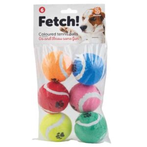 Ruff 'n' Tumble Fetch! Tennis Balls 6 pack
