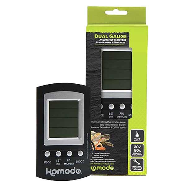 Komodo Combined Thermometer And Hygrometer Digital 1 Komodo Combined Thermometer And Hygrometer Digital