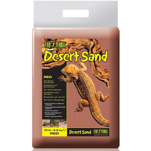 Exo Terra Desert Terrarium Sand Red 4.5kg 1 Exo Terra Desert Terrarium Sand Red 4.5kg