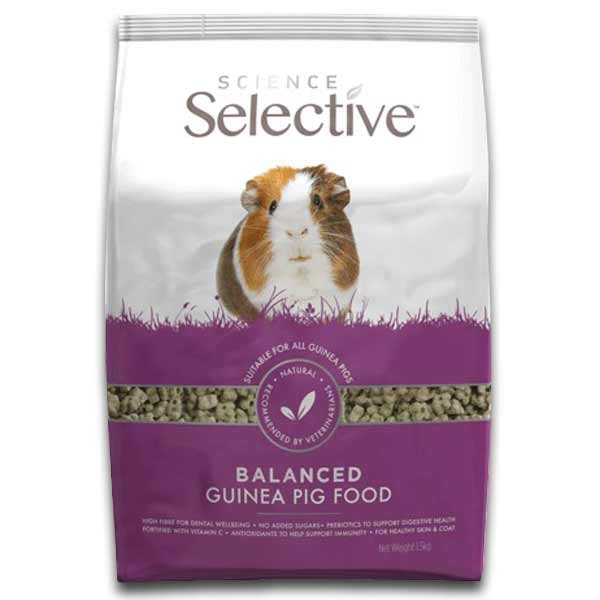 Supreme Science Selective Guinea Pig Food 3kg 1 Supreme Science Selective Guinea Pig Food 3kg