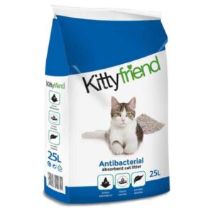 Kittyfriend Antibacterial White Cat Litter 25 Litre