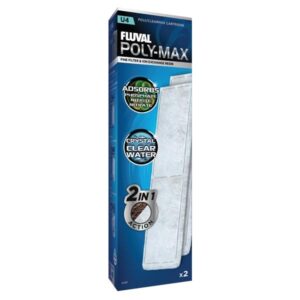 Fluval Poly-Max Cartridge for U4 Underwater Filter 2 Pack