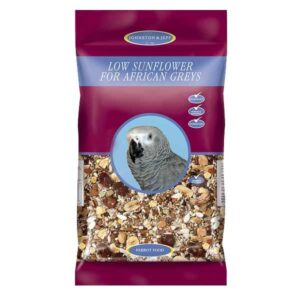 Johnston & Jeff Low Sunflower Diet for African Greys 2kg