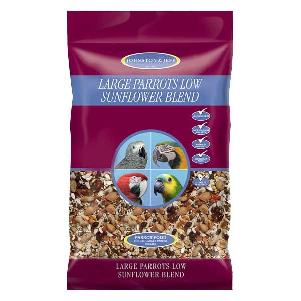 Johnston & Jeff Low Sunflower Diet For Large Parrots 2kg 1 Johnston & Jeff Low Sunflower Diet For Large Parrots 2kg