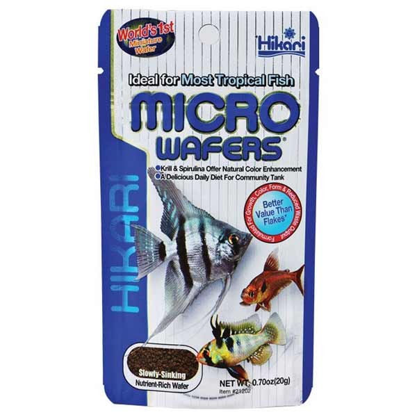 Hikari Tropical Slow Sinking Micro Wafers 20g 1 Hikari Tropical Slow Sinking Micro Wafers 20g