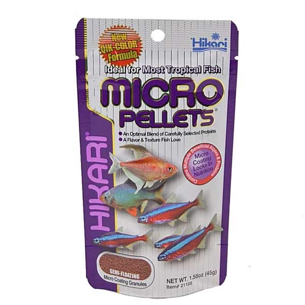 Hikari Tropical Slow Sinking Micro Pellets 45g 1 Hikari Tropical Slow Sinking Micro Pellets 45g
