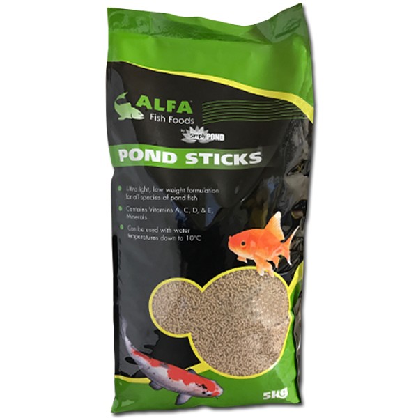 Alfa Premium Pond Sticks 5kg 1 Alfa Premium Pond Sticks 5kg