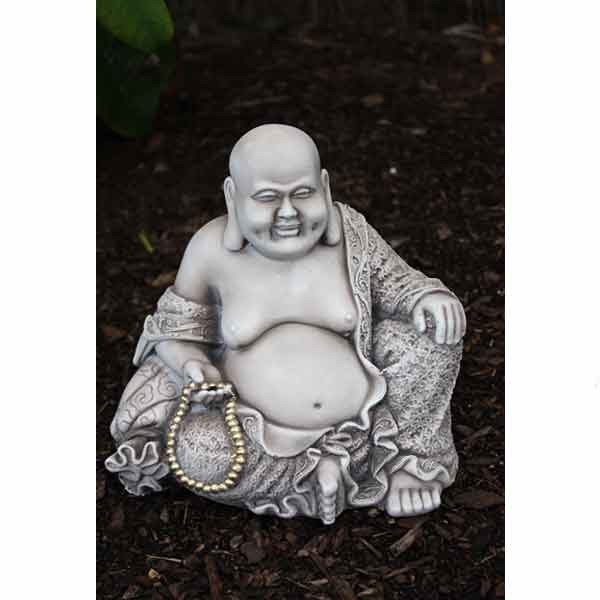 Jolly Buddha Stone Garden Ornament (Small) 40cm 1 Jolly Buddha Stone Garden Ornament (Small) 40cm