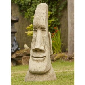 Easter Island Head Stone Garden Ornament (Large) 85cm