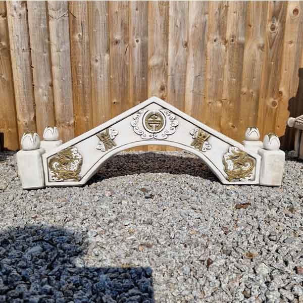 Japanese Bridge Oriental Stone Garden Ornament 76cm 2 Japanese Bridge Oriental Stone Garden Ornament 76cm - Image 2
