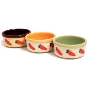 Rosewood 5 Inch Ceramic Carrot Bowl