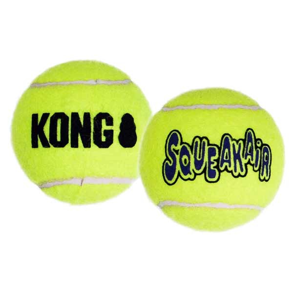 KONG SqueakAir Balls Small 3 Pack Dog Toy 3 KONG SqueakAir Balls Small 3 Pack Dog Toy - Image 3