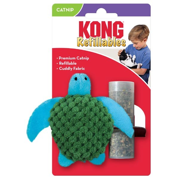 KONG Refillables Turtle Cat Toy 1 KONG Refillables Turtle Cat Toy