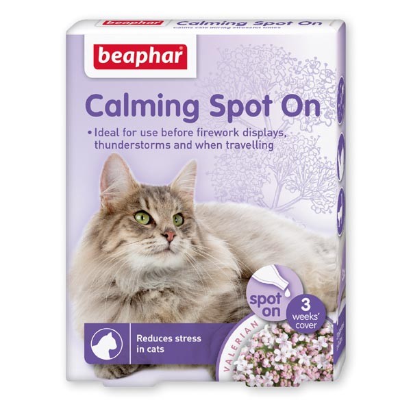 Beaphar Calming Herbal Spot-On for Cats 3 Pack 1 Beaphar Calming Herbal Spot-On for Cats 3 Pack