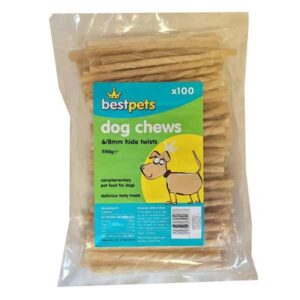 Best Pets Twists 100 Pack Dog Treat