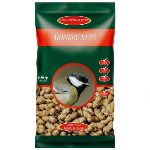Johnston And Jeff Monkey Nuts in Shells 650g 1 Johnston And Jeff Monkey Nuts in Shells 650g