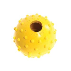 Happy Pet Rubber Studded Ball & Bell 2in