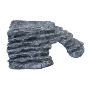 Komodo Small Corner Basking Ramp/Hide Grey