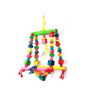 Happy Pet Double Swing Parrot Toy