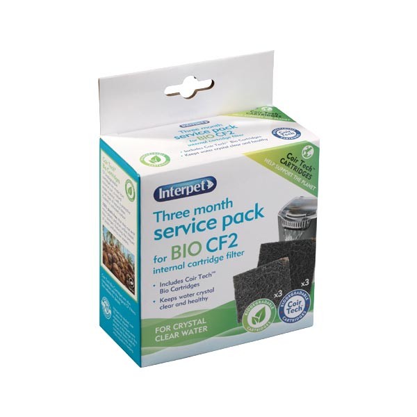Interpet Bio-CF2 Internal Cartridge Filter 3 Month Service Pack 1 Interpet Bio-CF2 Internal Cartridge Filter 3 Month Service Pack