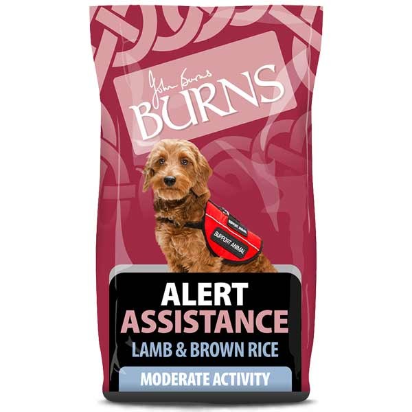 Burns Alert Assistance Lamb & Brown Rice Adult 12kg Dry Dog Food 1 Burns Alert Assistance Lamb & Brown Rice Adult 12kg Dry Dog Food