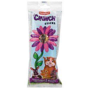 Beaphar Crunch Sticks Vegetables & Berries 2 Pack Small Animal Treat
