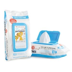 Petkin Mega Value Wipes 125 Pack