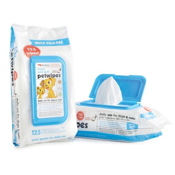 Petkin Mega Value Wipes 125 Pack 1 Petkin Mega Value Wipes 125 Pack