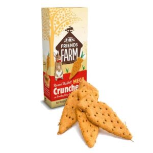 Tiny Friends Farm Russel Rabbit Mega Crunchers with Timothy Hay, Carrot & Dandelion 75g