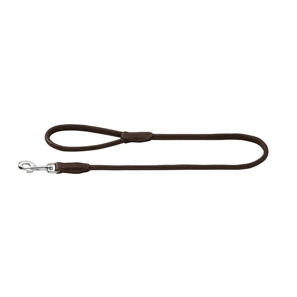 Hunter Leash Round & Soft Elk Leather 10/100 Dark Brown 1 Hunter Leash Round & Soft Elk Leather 10/100 Dark Brown