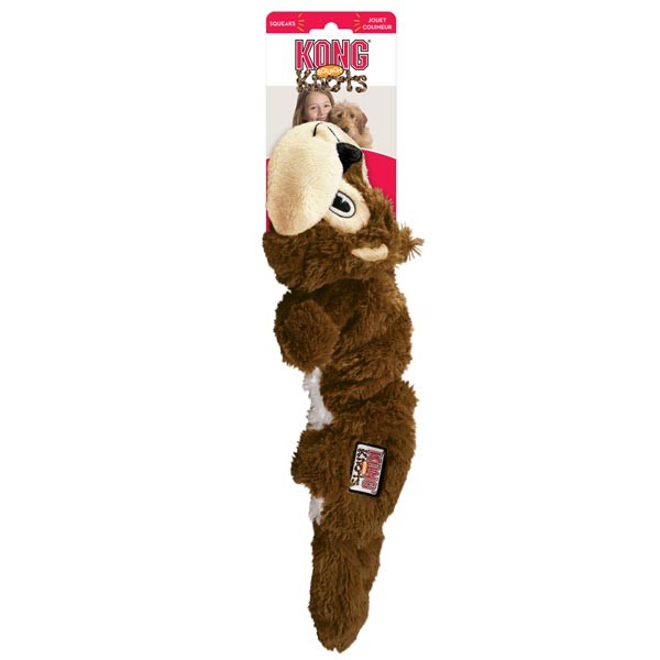 KONG Scrunch Knots Squirrel Medium/Large Dog Toy 1 KONG Scrunch Knots Squirrel Medium/Large Dog Toy