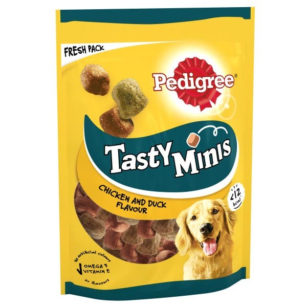Pedigree Tasty Minis Chicken & Duck 130g Dog Treat 1 Pedigree Tasty Minis Chicken & Duck 130g Dog Treat