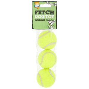 Good Boy Tennis Balls 3 Pack Dog Toy