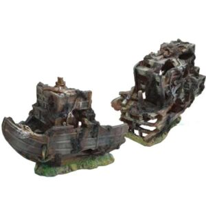 Aqua One Large Two Piece Shipwreck - 70cmx33cm