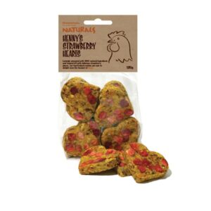 Rosewood Henny's Strawberry Hearts 120g