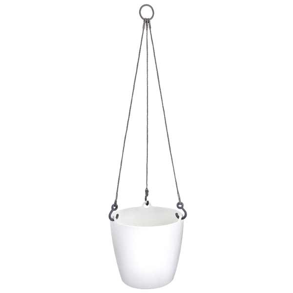 Elho Brussels Hanging Basket White 18cm Flower Pot 2 Elho Brussels Hanging Basket White 18cm Flower Pot - Image 2