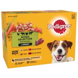 Pedigree Real Meals in Gravy Adult 12x100g Wet Dog Food