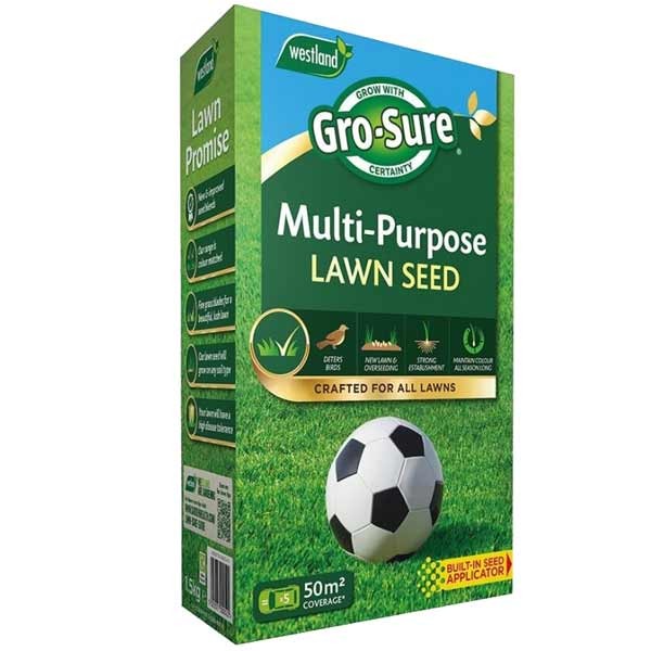 Gro-Sure Multi-Purpose Lawn Seed 50m² 1 Gro-Sure Multi-Purpose Lawn Seed 50m²