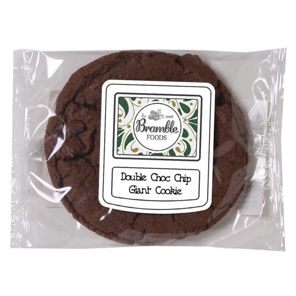 Bramble Foods Double Chocolate Chip Giant Cookie Single 1 Bramble Foods Double Chocolate Chip Giant Cookie Single