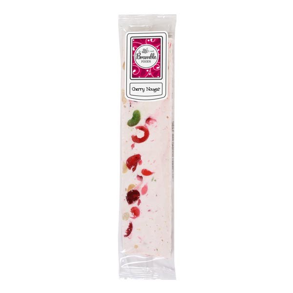 Bramble Foods Cherry Nougat Confectionery Bar Large 1 Bramble Foods Cherry Nougat Confectionery Bar Large
