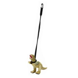 Plush Dinosaur On Stiff Lead