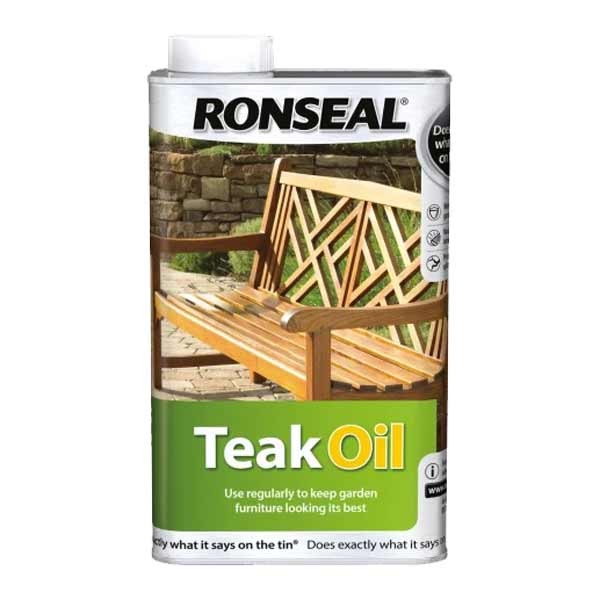 Ronseal Hardwood Garden Furniture Teak Oil 1 Litre 1 Ronseal Hardwood Garden Furniture Teak Oil 1 Litre