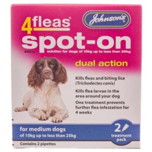 Johnson's 4fleas Spot-on for Medium Dogs (10-25kg)