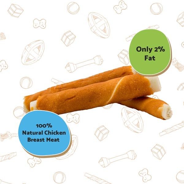 Good Boy Jumbo Chewy Twists with Chicken 100g Dog Treat 2 Good Boy Jumbo Chewy Twists with Chicken 100g Dog Treat - Image 2