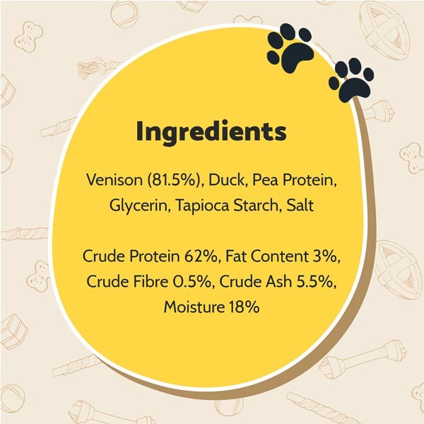 Good Boy Venison Steaks 80g Dog Treat 4 Good Boy Venison Steaks 80g Dog Treat - Image 4