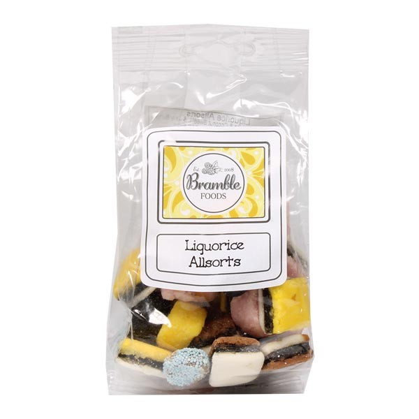 Bramble Foods Liquorice Allsorts Confectionery Bag 1 Bramble Foods Liquorice Allsorts Confectionery Bag