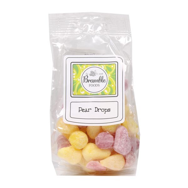 Bramble Foods Pear Drops Confectionery Bag 1 Bramble Foods Pear Drops Confectionery Bag