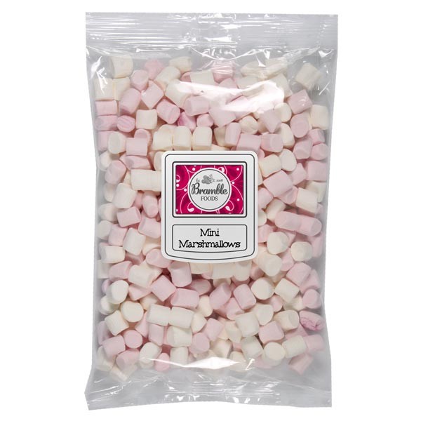 Bramble Foods Mini Mallows Confectionery Bag 1 Bramble Foods Mini Mallows Confectionery Bag