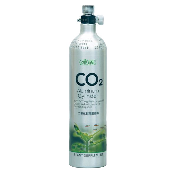 Ista Aluminum CO2 Cylinder (Face Up) 1 Litre 1 Ista Aluminum CO2 Cylinder (Face Up) 1 Litre